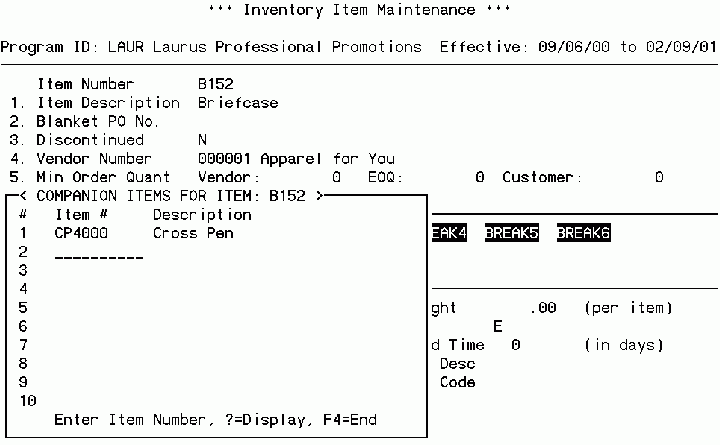setting up the inventory23